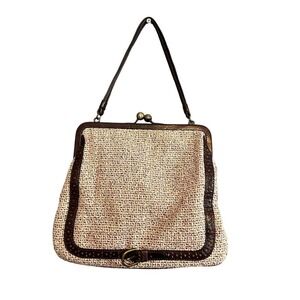 Nest Women's Fashion tweed clutch purse shoulder bag handbag w small coins purse